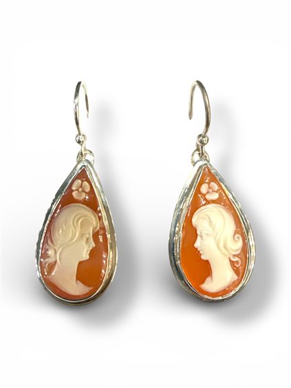 Pendientes Mandile 1922 Mujer Cammei  in Plata Conchiglia 2MORCM34 - 2MORCM34